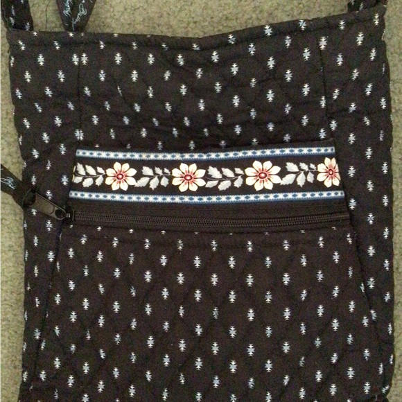 Vera Bradley Navy Printed Cross Body Bag - Picture 3 of 7